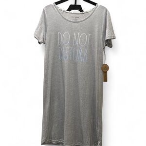 Rae Dunn Light Gray Pajama Dress